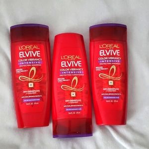 3 NWT L'Oréal Paris Hair Expert Color Vibrancy Intensive Conditioner